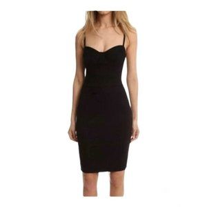 L'agence Black Midi Dress